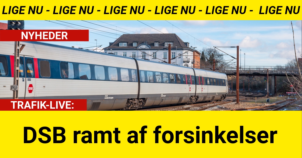 DSB ramt af forsinkelser