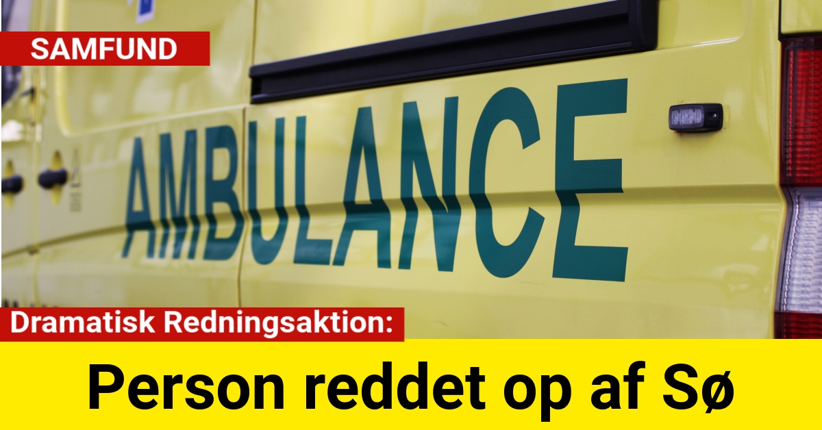 Dramatisk Redningsaktion: Person reddet op af Sø