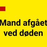 Mand afgået ved døden