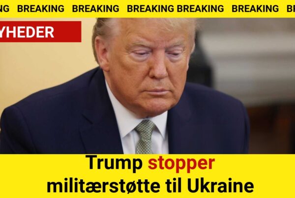 BREAKING: Trump stopper militærstøtte til Ukraine