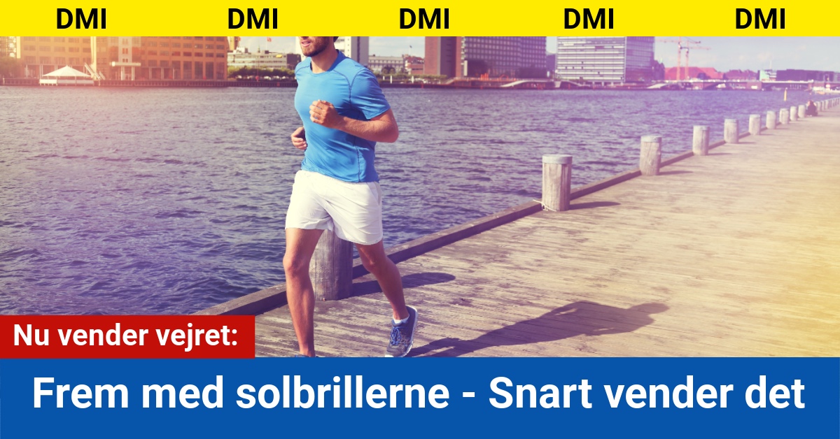 DMI: Frem med solbrillerne - Snart vender det