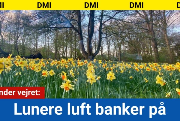 Nu vender vejret: Lunere luft banker på