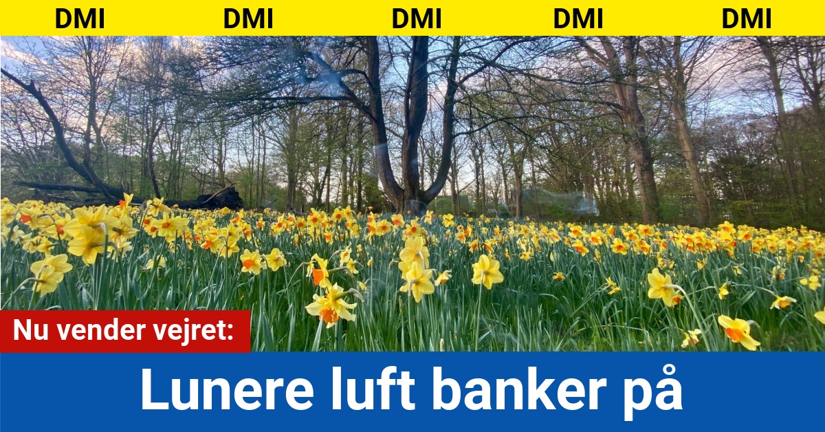 Nu vender vejret: Lunere luft banker på