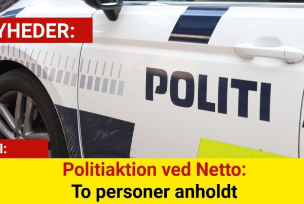 Politiaktion ved Netto: To personer anholdt