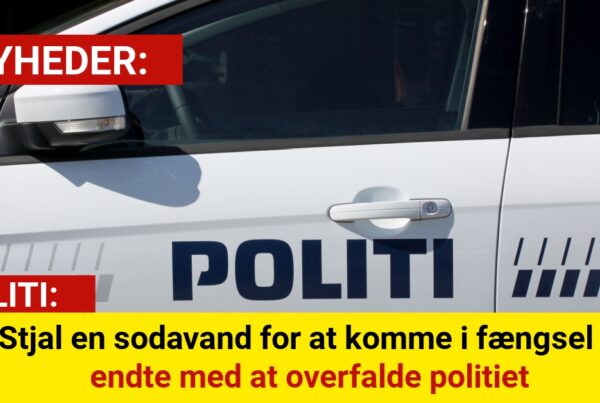 Stjal en sodavand for at komme i fængsel – endte med at overfalde politiet