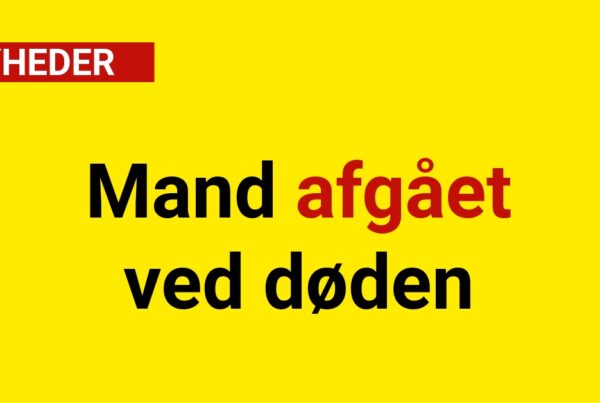 Mand afgået ved døden