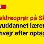 Forældreoprør på Skole: Nyuddannet lærer i stormvejr efter optagelse
