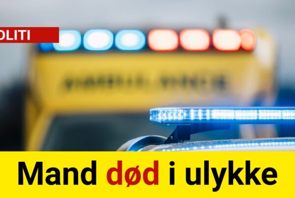 Mand død i ulykke