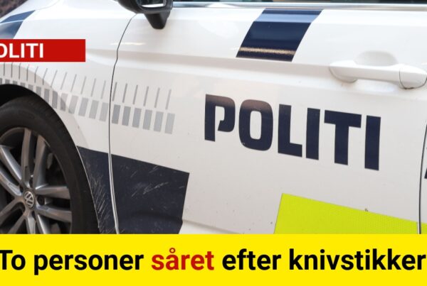 To personer såret efter knivstikkeri