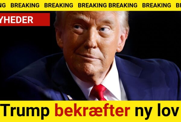 BREAKING: Trump bekræfter ny lov