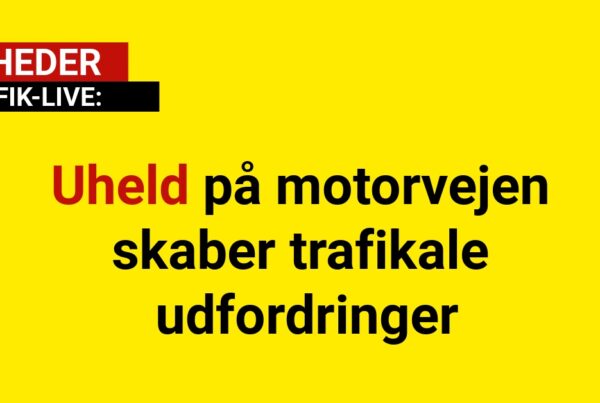 Uheld på motorvejen skaber trafikale udfordringer