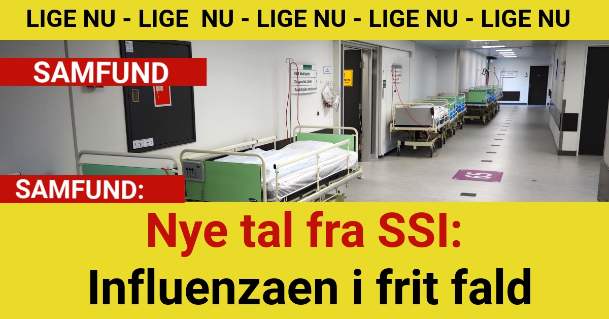 Nye tal fra SSI: Influenzaen i frit fald