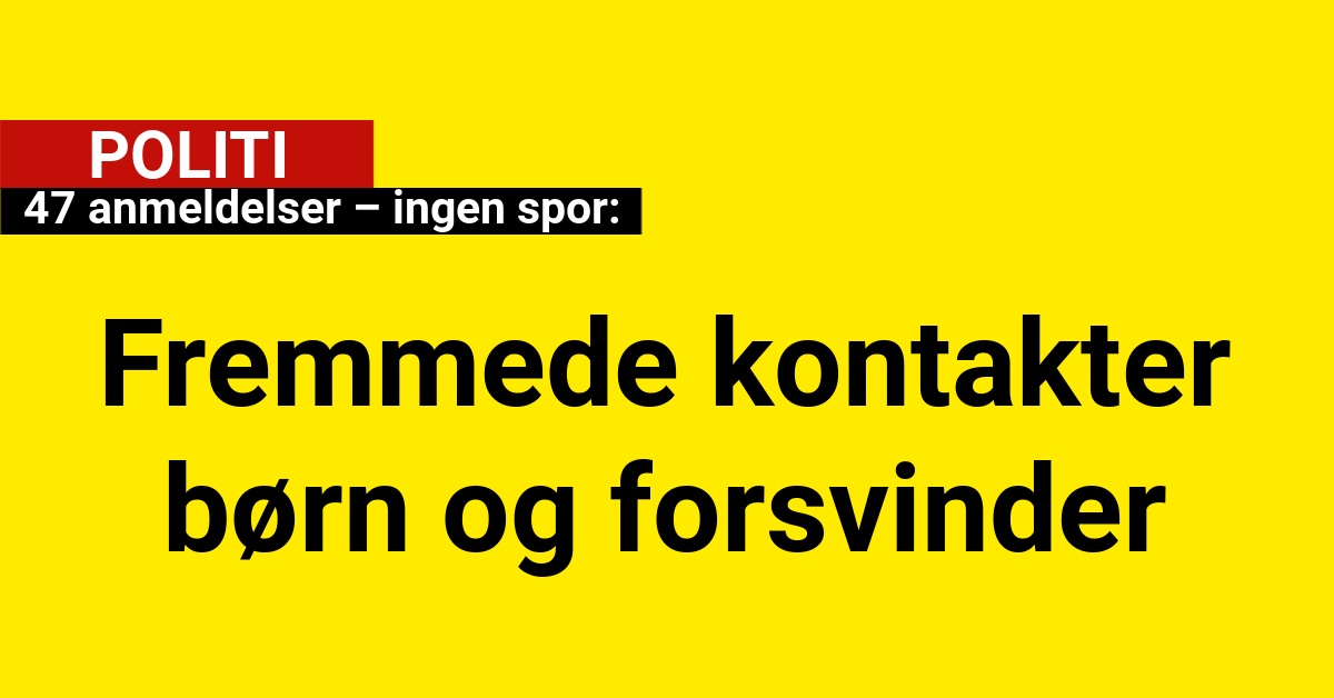 47 anmeldelser – ingen spor: