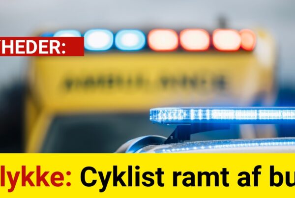 Ulykke: Cyklist ramt af bus