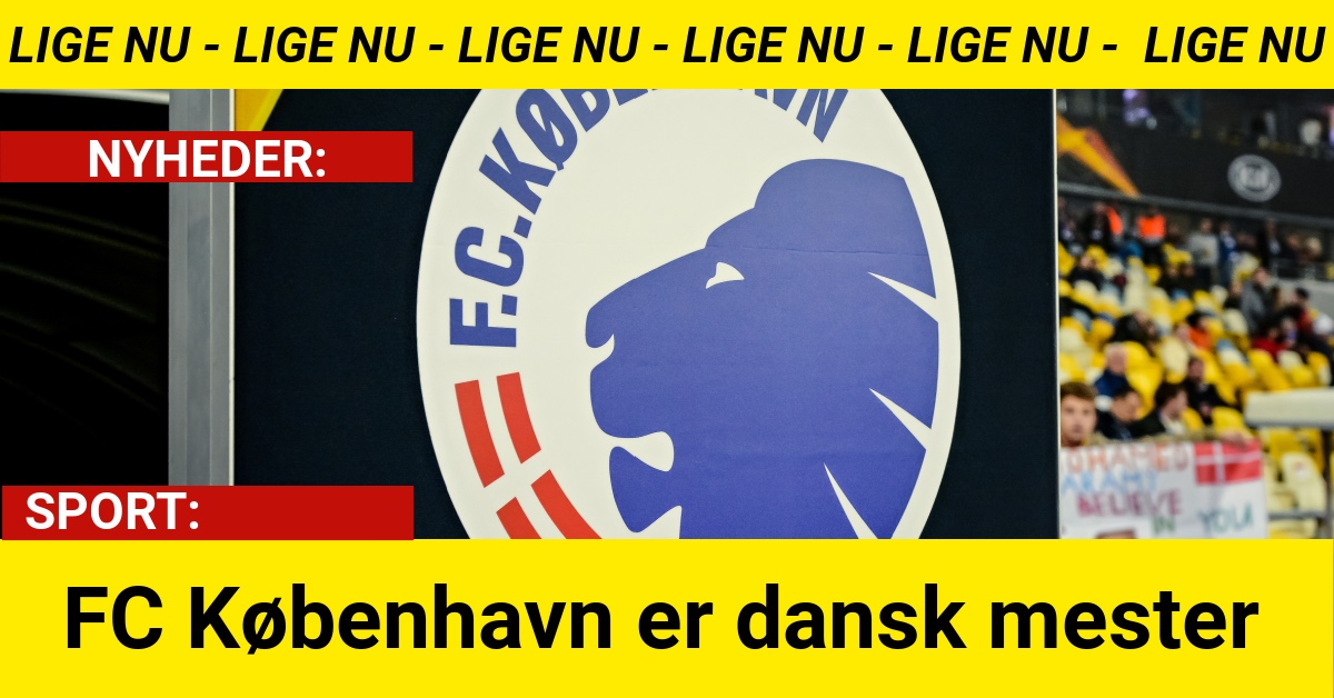 FC København er dansk mester