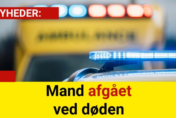 Mand afgået ved døden