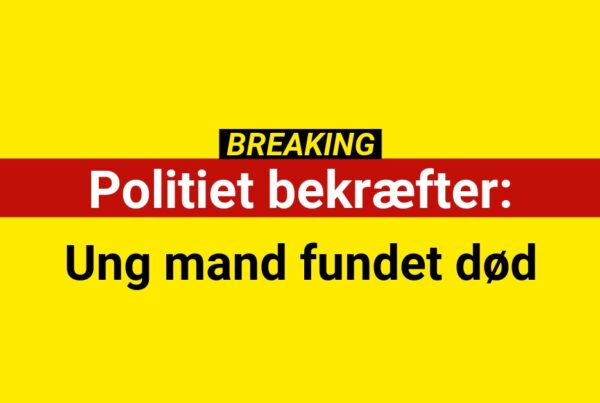 Politiet bekræfter: Ung mand fundet død