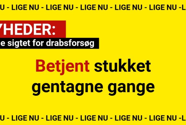 Betjent stukket gentagne gange: Kvinde sigtet for drabsforsøg