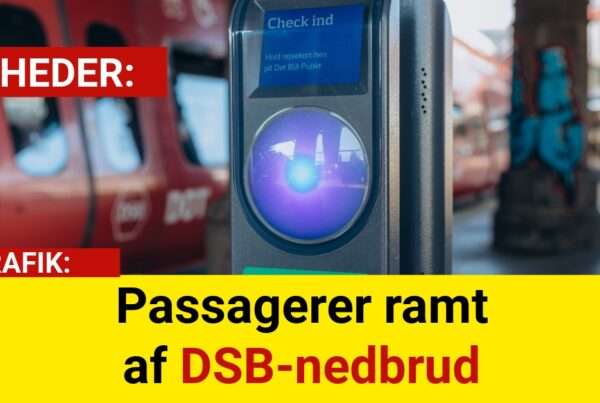 Passagerer ramt af DSB-nedbrud