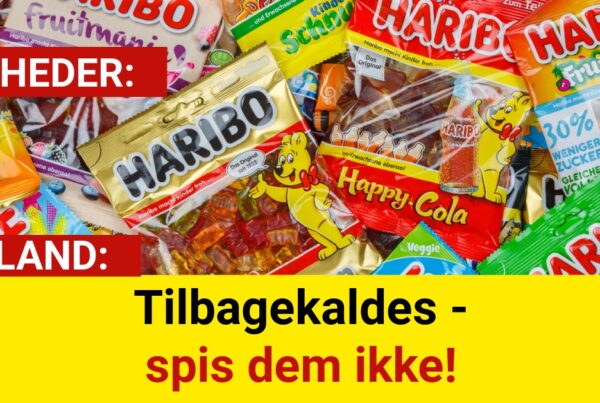 Haribo tilbagekalder slikposer efter fund af cannabis