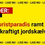 Turistparadis ramt af kraftigt jordskælv