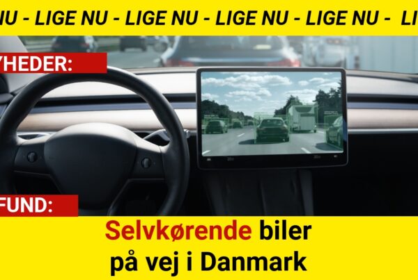 Selvkørende biler på vej i DanmarkSelvkørende biler på vej i Danmark