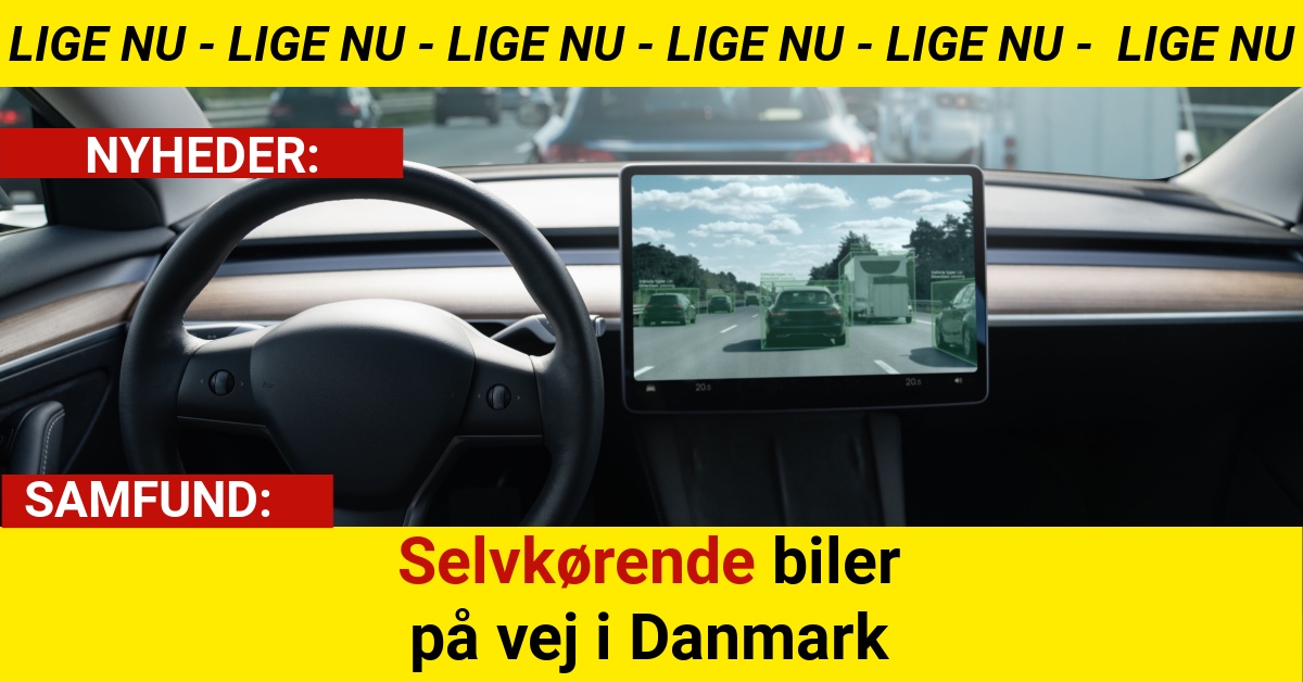 Selvkørende biler på vej i DanmarkSelvkørende biler på vej i Danmark