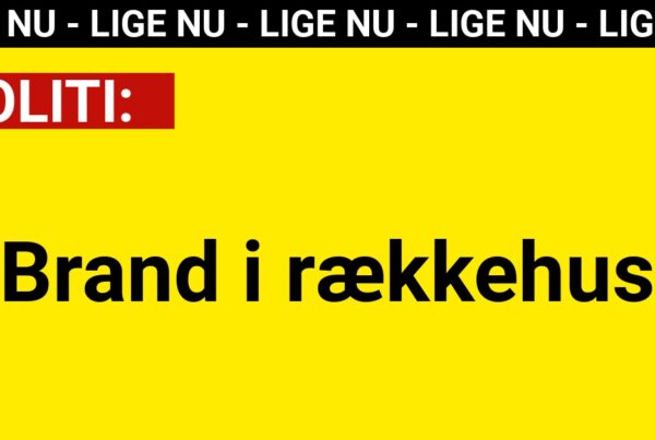 Brand i rækkehus