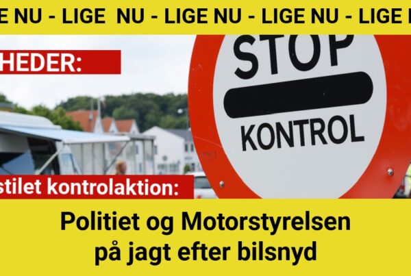 Storstilet kontrolaktion: Politiet og Motorstyrelsen på jagt efter bilsnyd