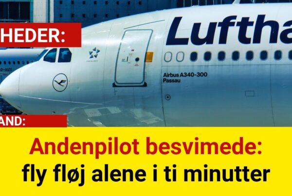 Andenpilot besvimede – fly fløj alene i ti minutter
