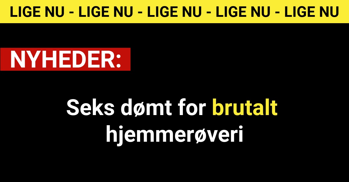 Seks dømt for brutalt hjemmerøveri