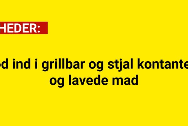 Brød ind i grillbar og stjal kontanter – og lavede mad