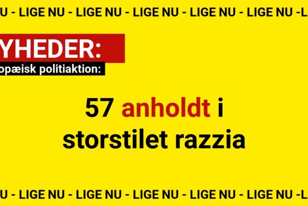57 anholdt i storstilet razzia