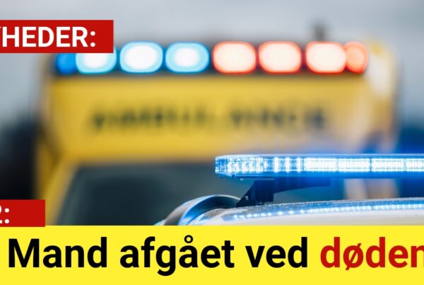 Mand afgået ved døden