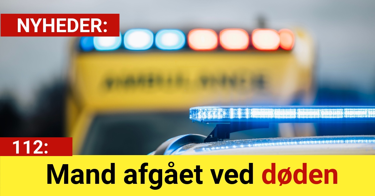 Mand afgået ved døden