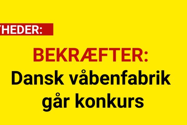 BEKRÆFTER: Dansk våbenfabrik går konkurs