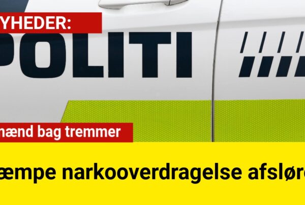 Kæmpe narkooverdragelse afsløret – to mænd bag tremmer