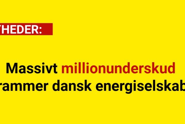 Massivt millionunderskud rammer dansk energiselskab