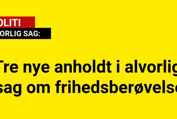 Tre nye anholdt i alvorlig sag om frihedsberøvelse