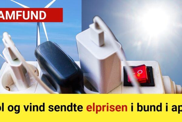 Sol og vind sendte elprisen i bund i april