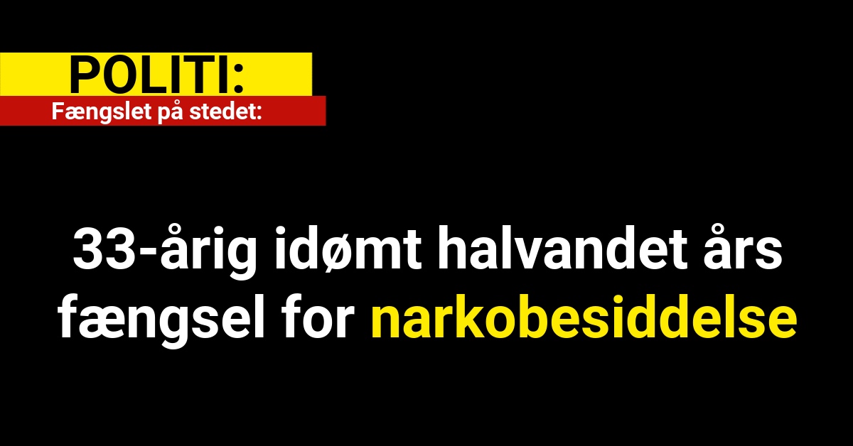 Fængslet på stedet: