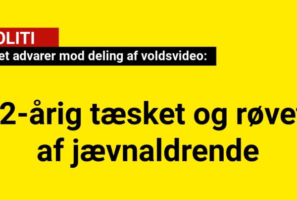 politiet advarer mod deling af voldsvideo