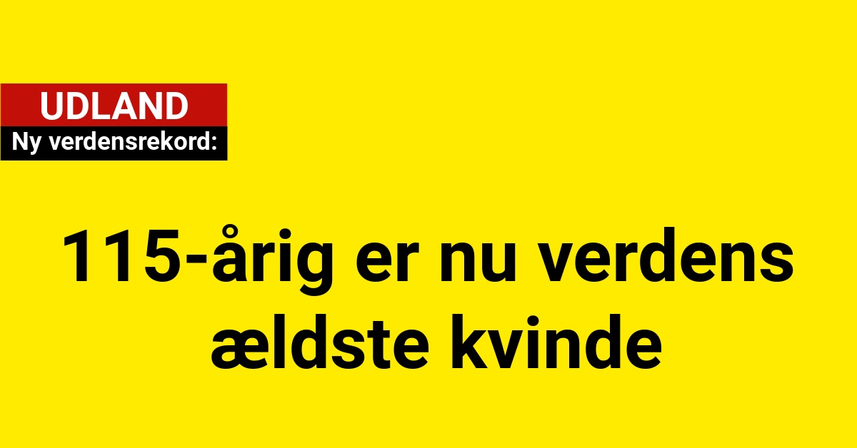 Ny verdensrekord:
