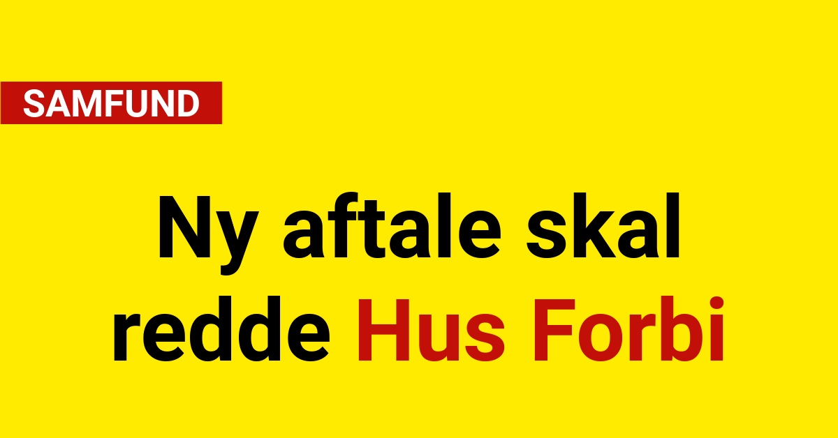 Ny aftale skal redde Hus Forbi