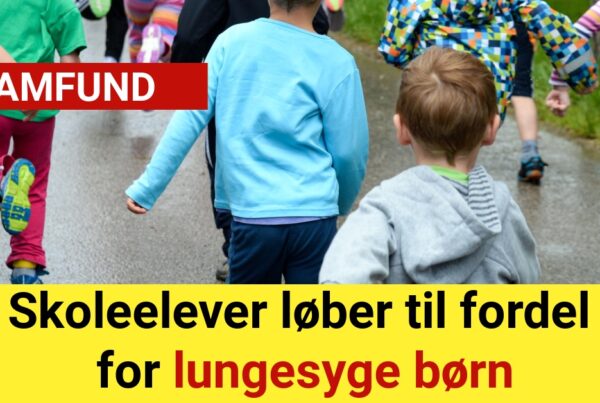 Skoleelever løber til fordel for lungesyge børn
