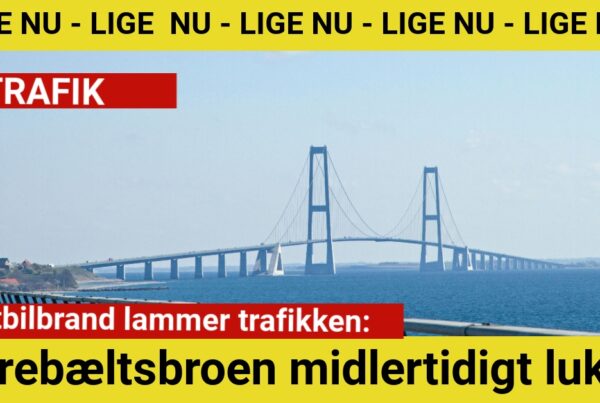 Lastbilbrand lammer trafikken: