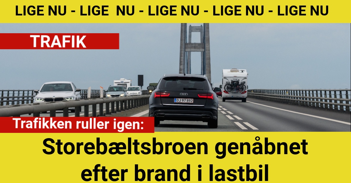 Trafikken ruller igen: