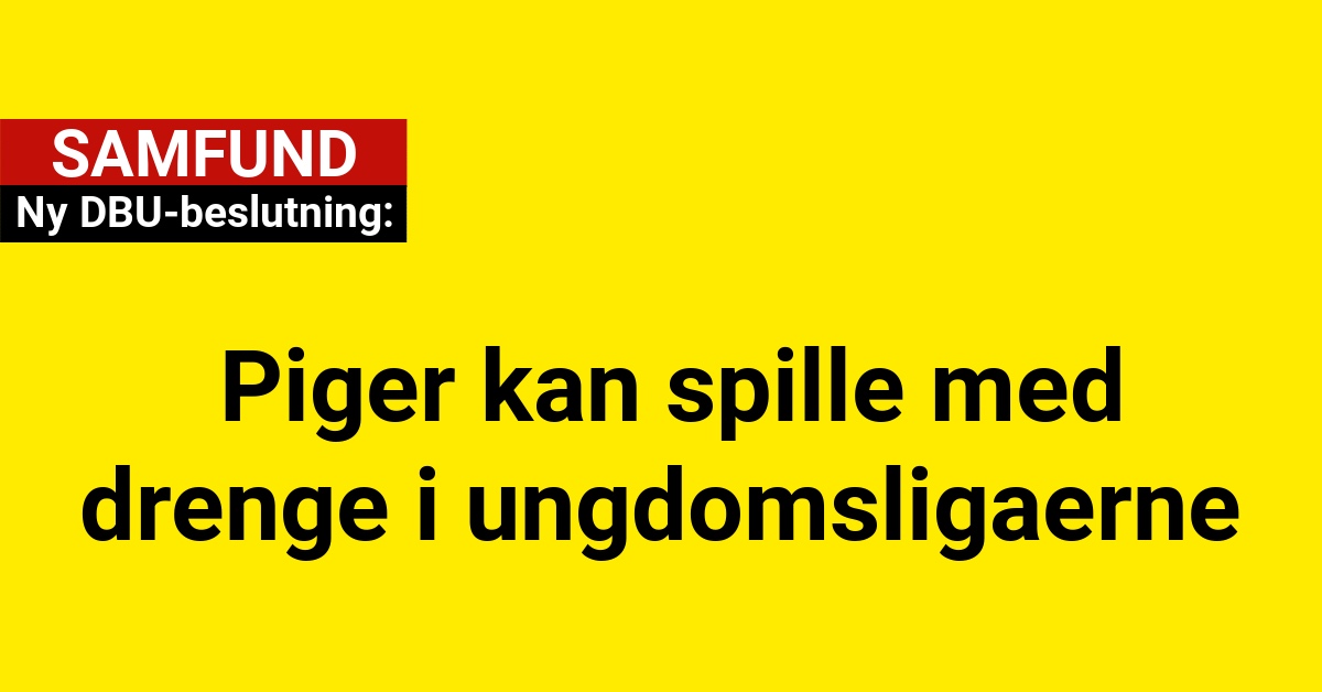 Ny DBU-beslutning: