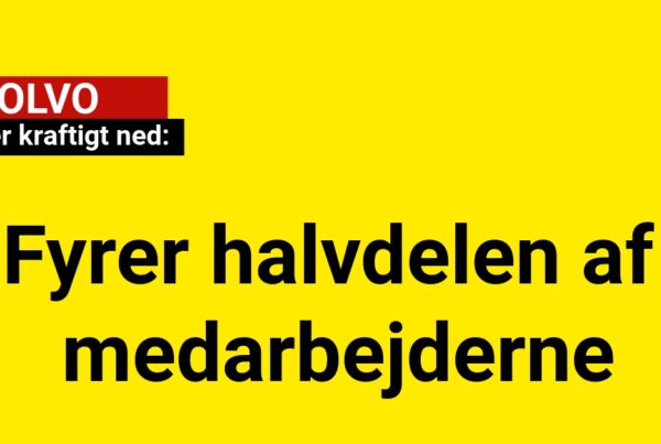Volvo skærer kraftigt ned: