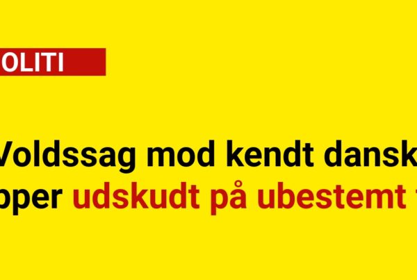 Voldssag mod kendt dansk rapper udskudt på ubestemt tid